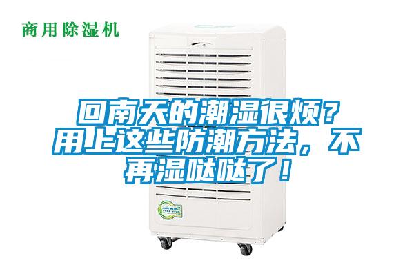 回南天的潮濕很煩？用上這些防潮方法，不再濕噠噠了！