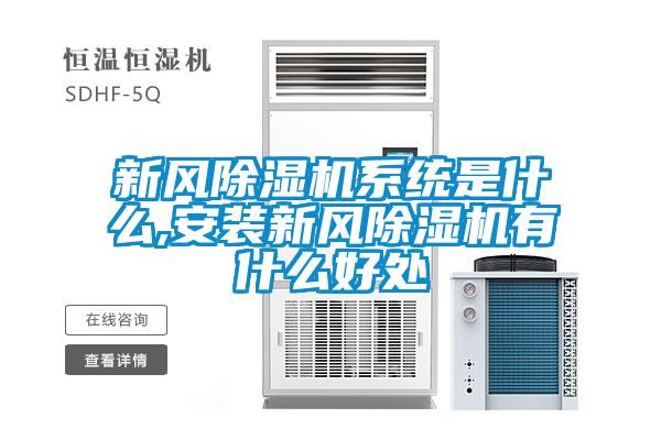 新風除濕機系統是什么,安裝新風除濕機有什么好處