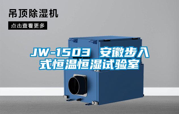 JW-1503 安徽步入式恒溫恒濕試驗室