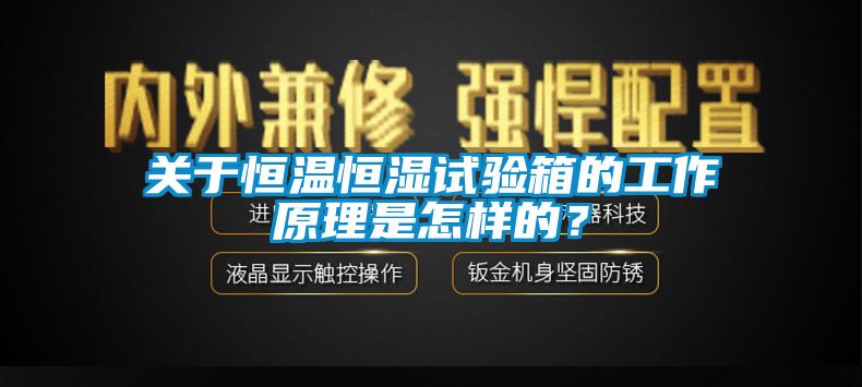 關于恒溫恒濕試驗箱的工作原理是怎樣的？