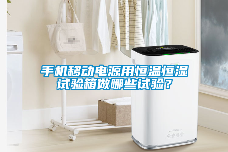 手機移動電源用恒溫恒濕試驗箱做哪些試驗？