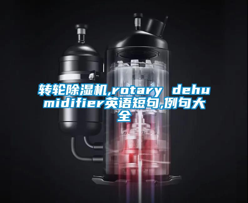 轉(zhuǎn)輪除濕機,rotary dehumidifier英語短句,例句大全